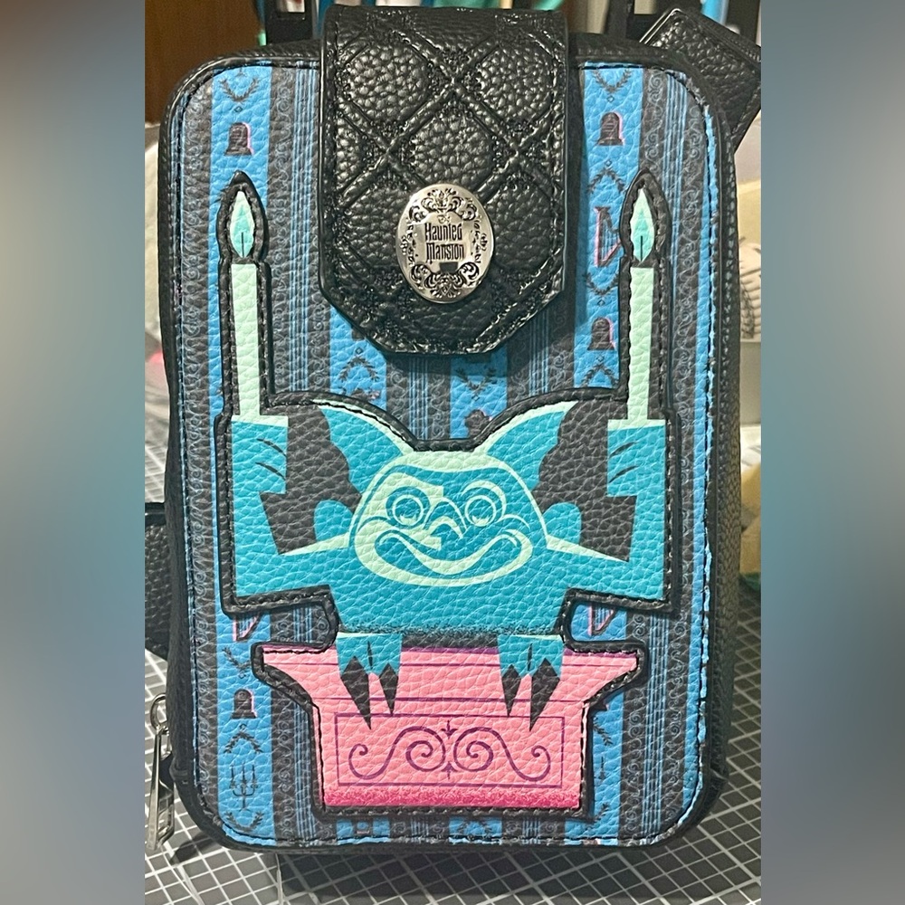 Disney’s Haunted Mansion Blue and Pink Crossbody Bag